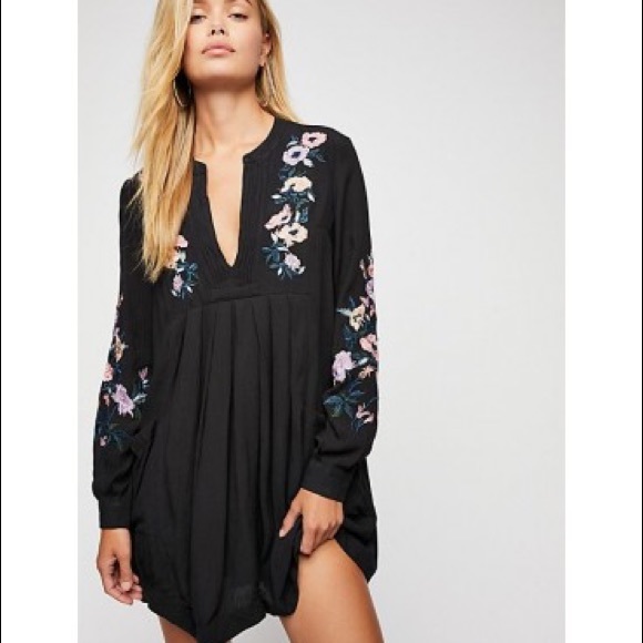 Free People Dresses & Skirts - Free People Mia Embroidered Mini Dress